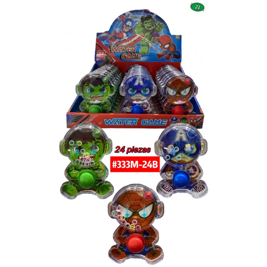 NINTENDO DE AGUA AVENGERS 24pcs #333M-24B