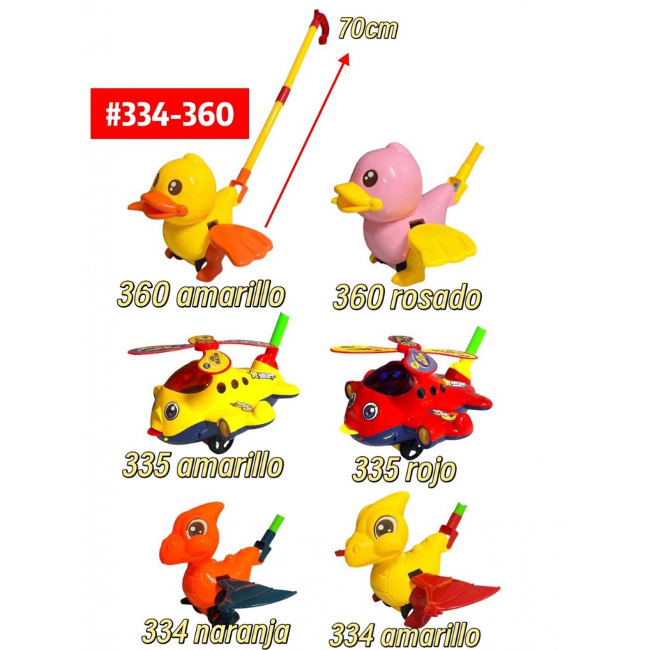 CARRITOS CON BASTON #334-360