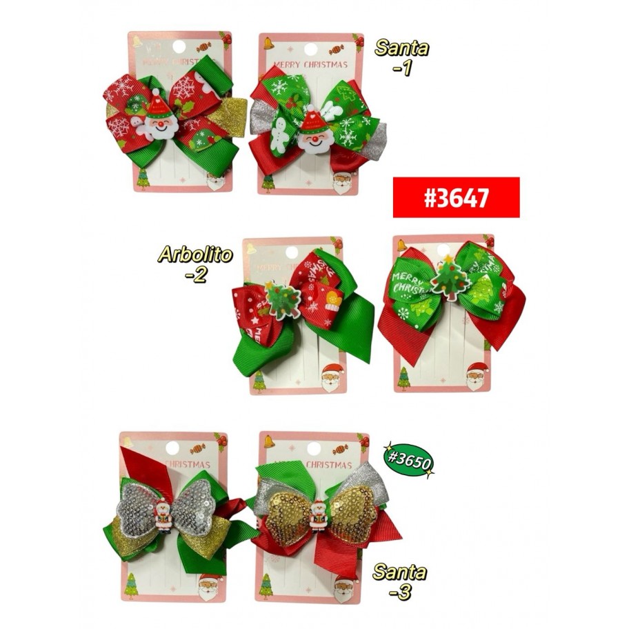 GANCHITOS NAVIDEÑOS  #3647 P.U