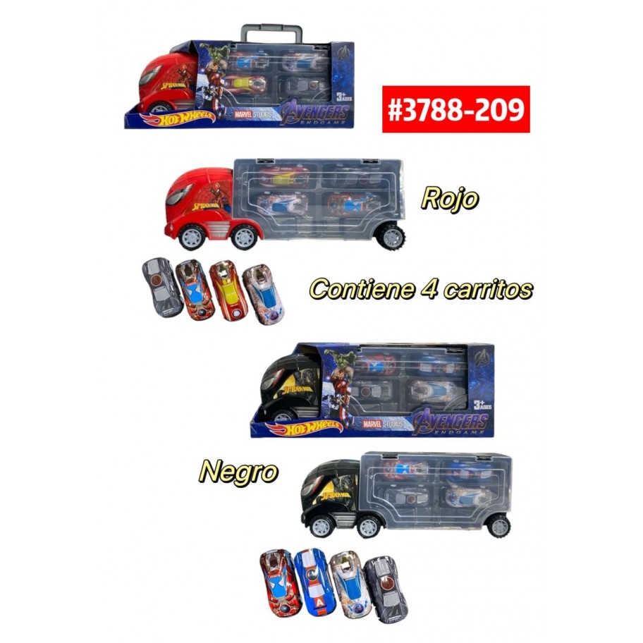 GANDOLA HOT WHEELS 4pcs #3788-209
