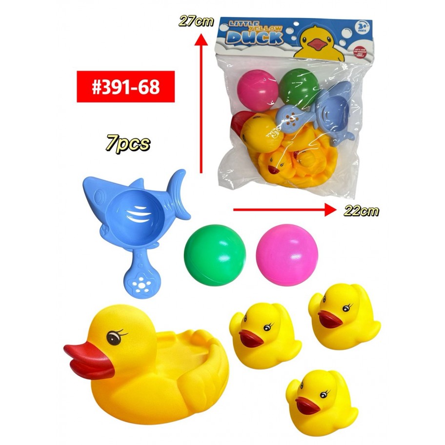 PATITOS DE HULE 7pcs #391-68