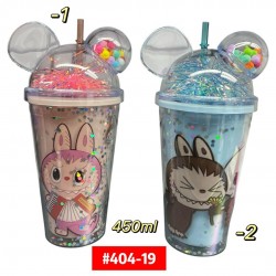 VASO LABUBU OREJAS 450ml #404-19 PROMO