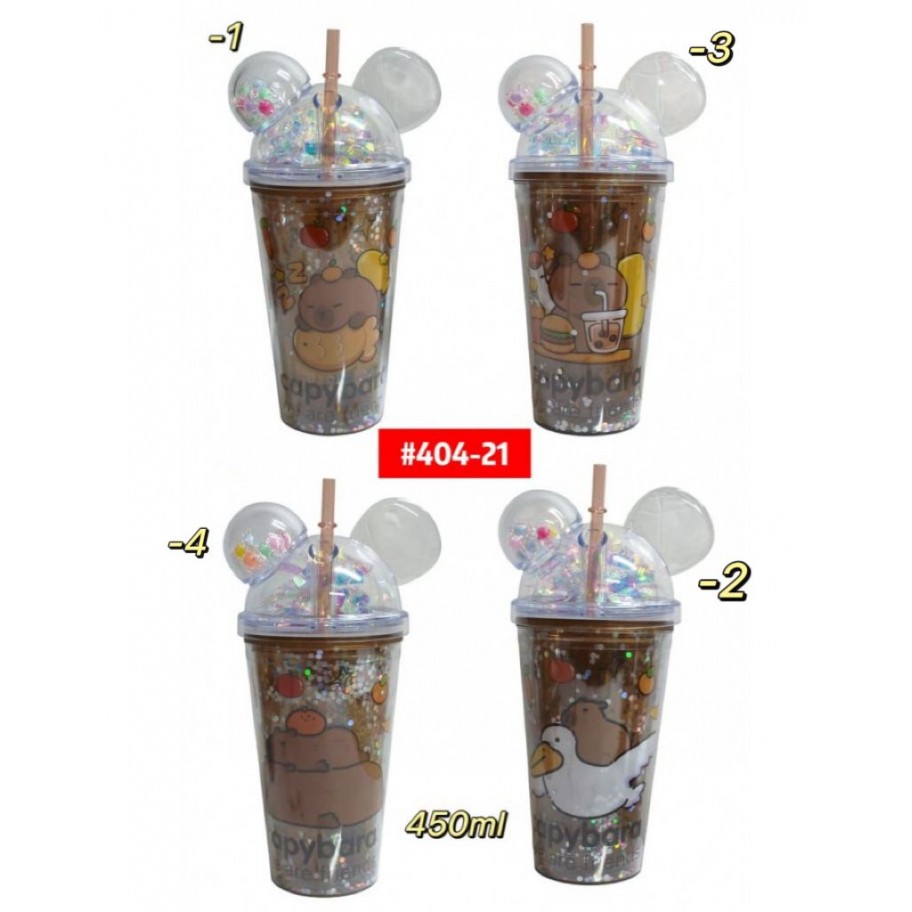 VASO CAPYBARA OREJAS 450ml #404-21