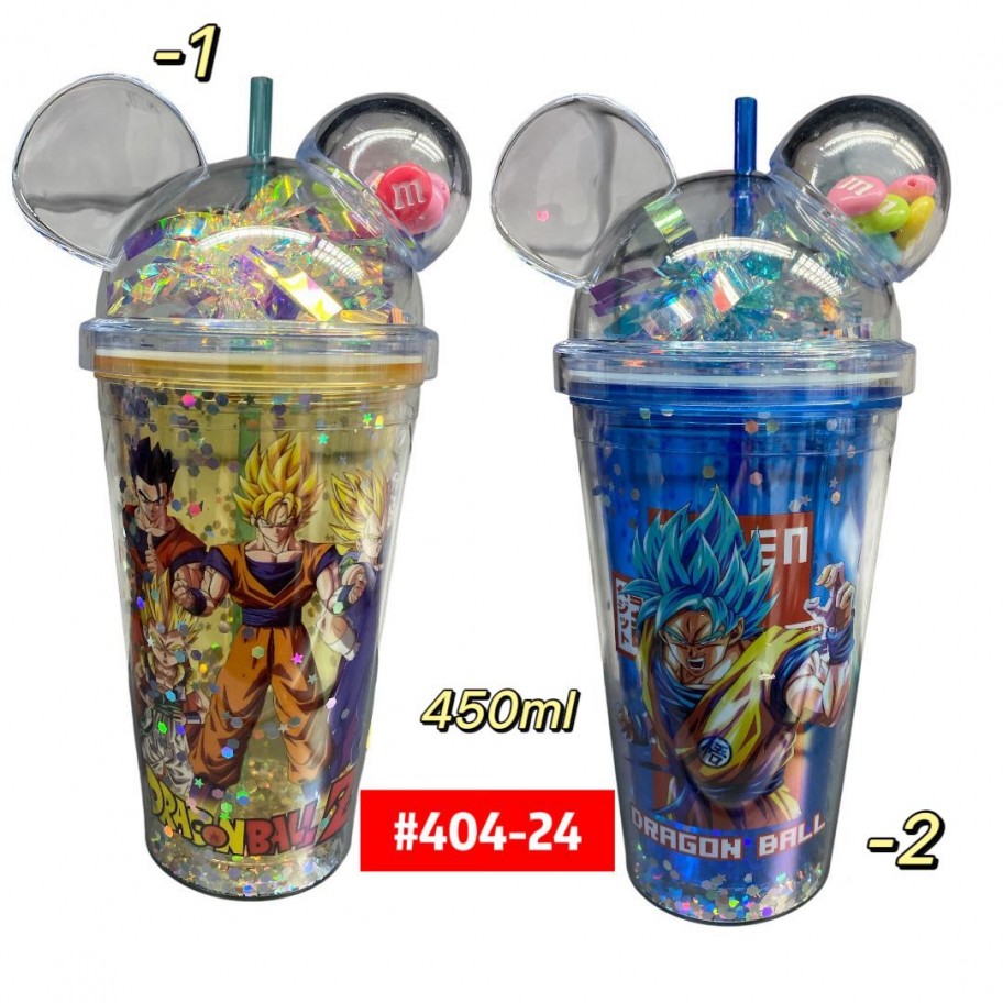VASO DRAGON BALL OREJAS 450ml #404-24