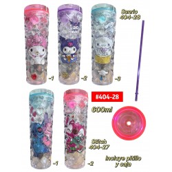 VASO SANRIO STITCH 600ml #404-28