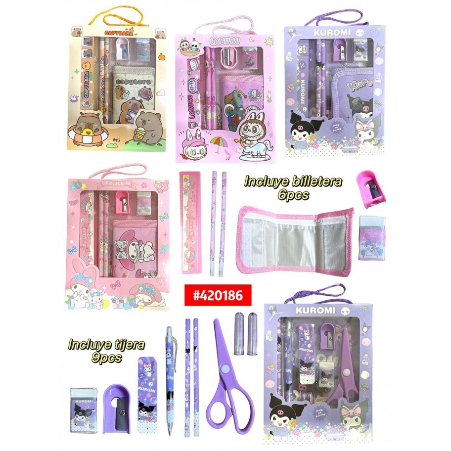 KIT ESCOLAR INFANTIL 6-9pcs #420186