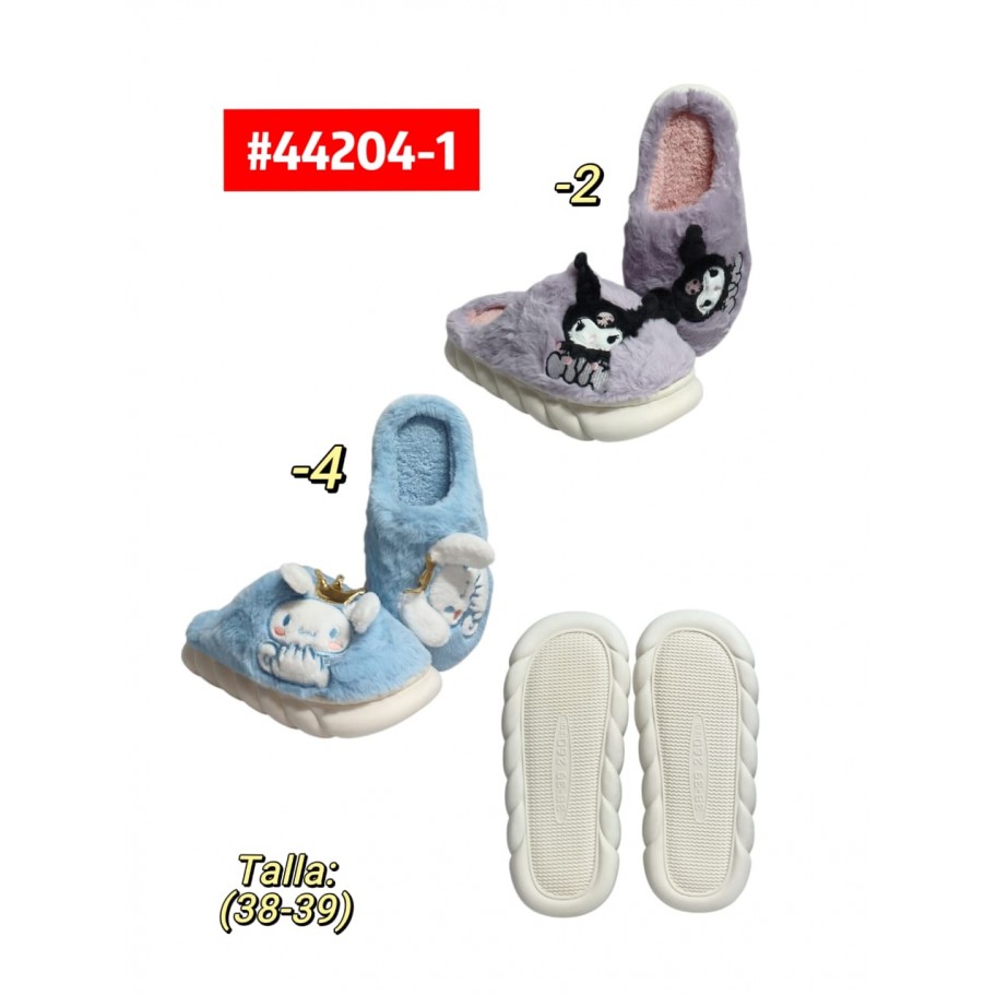 PANTUFLAS ACOLCHADAS 28cm SANRIO #44204-1 P.U