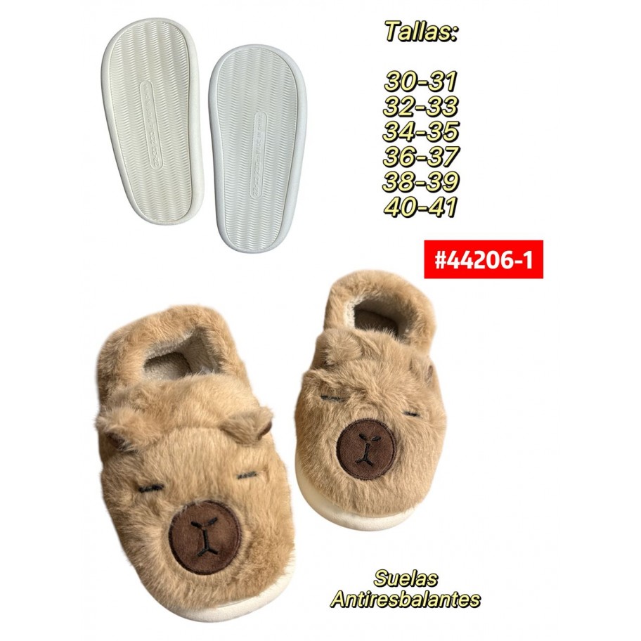 PANTUFLAS CAPYBARA #44206-1