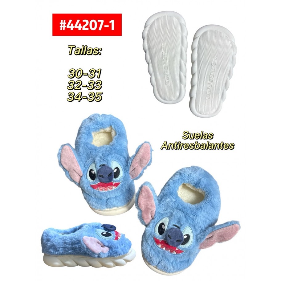 PANTUFLAS STITCH #44207-1