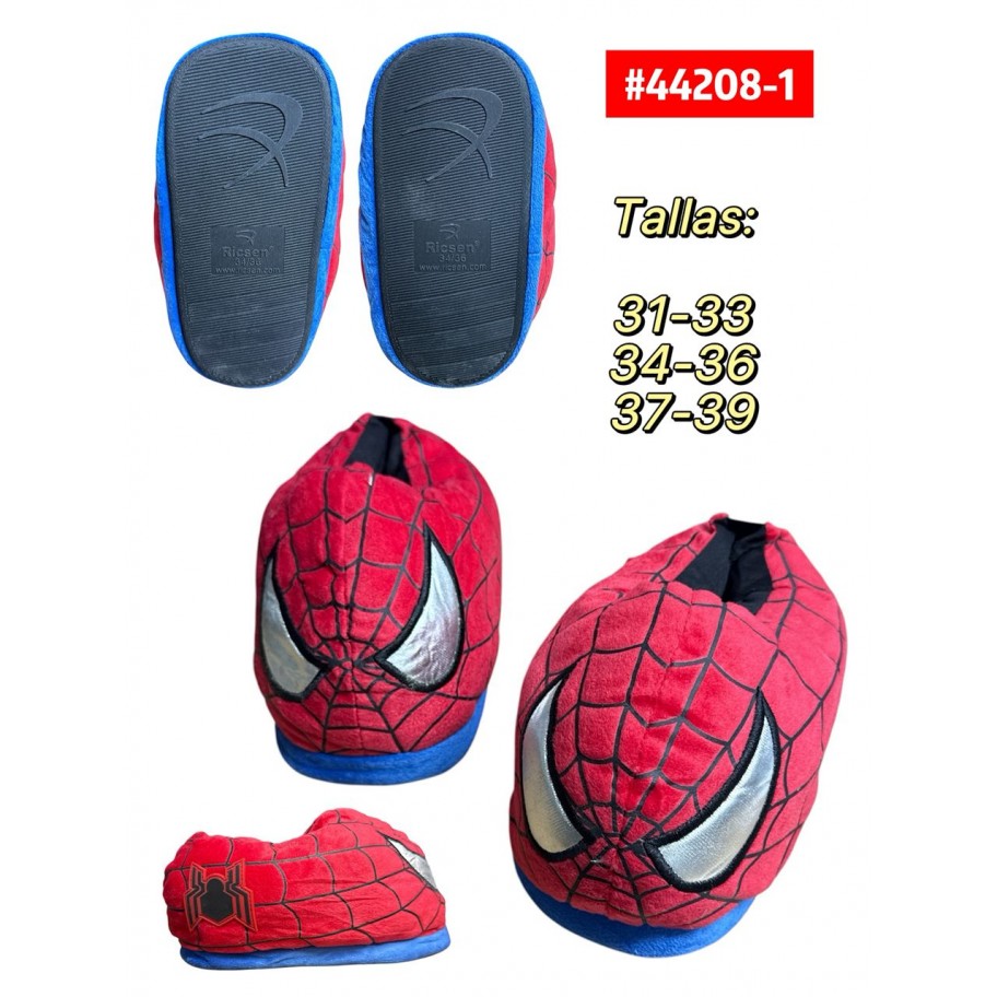 PANTUFLAS SPIDERMAN #44208-1