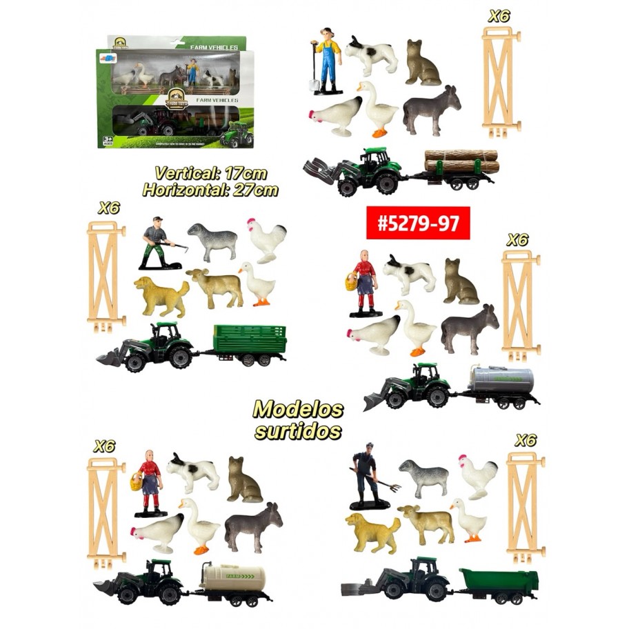 SET DE GRANJA 8pcs #5279-97