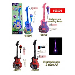 GUITARRA CON MICROFONO INFANTIL #53503
