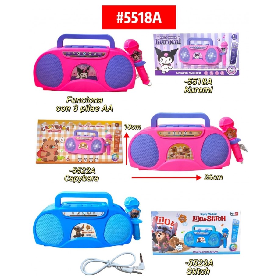 MICROFONO CON ALTAVOZ INFANTIL #5518A