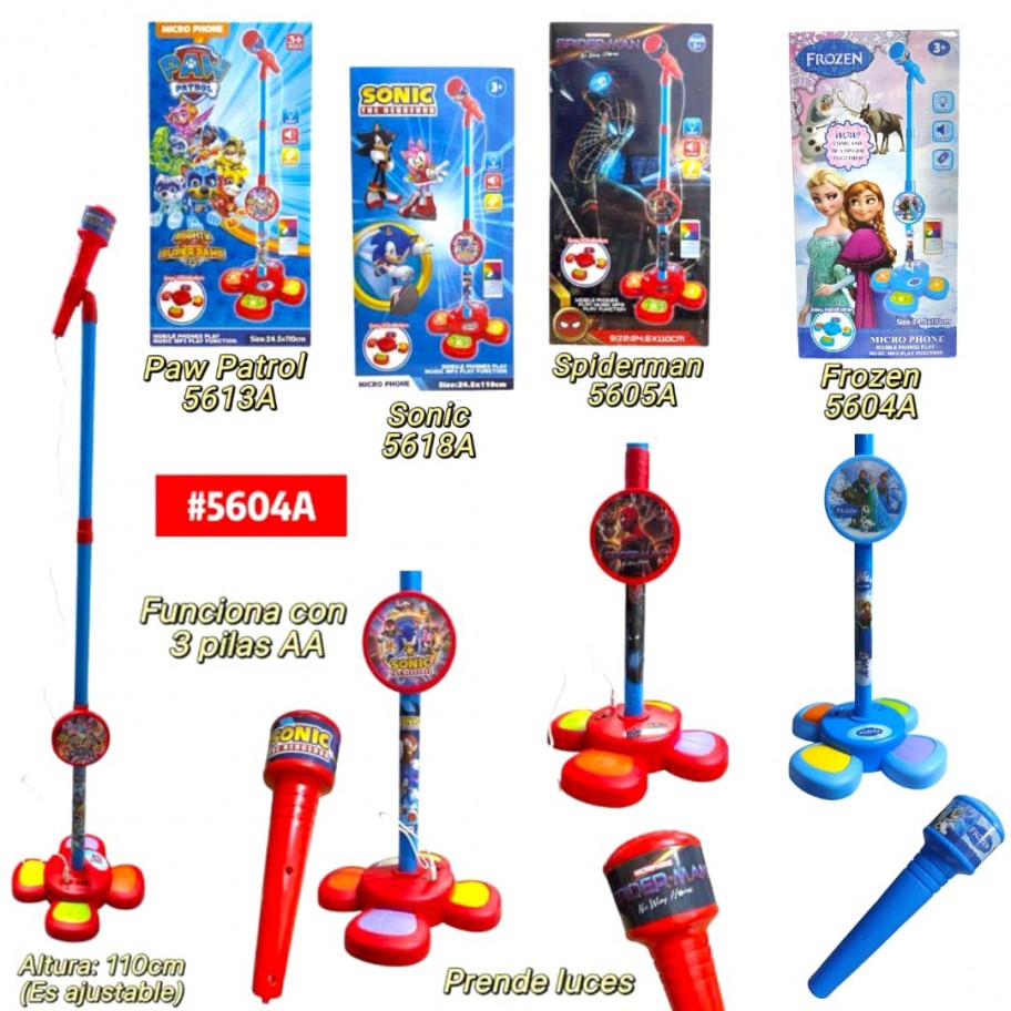 MICROFONO INFANTIL #5604A