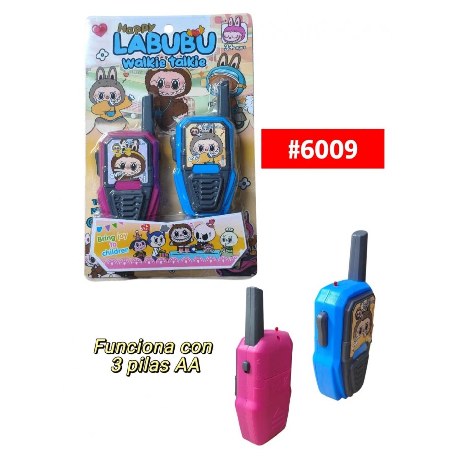 WALKIE TALKIE LABUBU #6009 PROMO