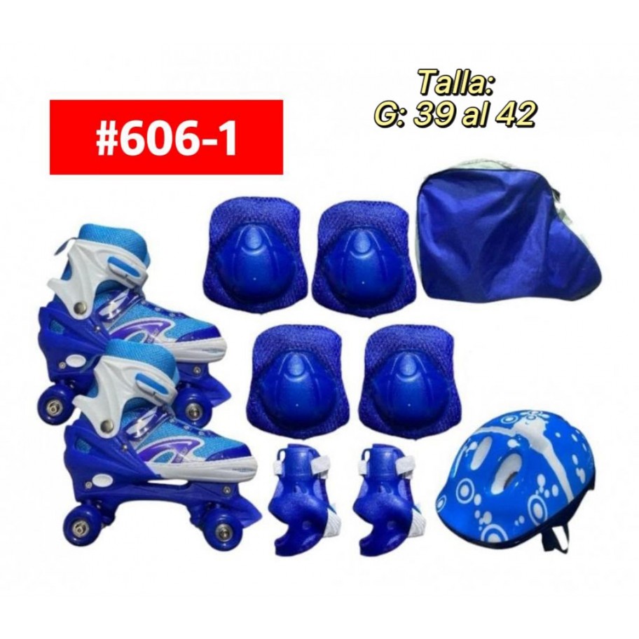 PATINES 4 RUEDAS #606-1