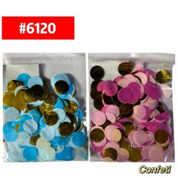 CONFETTI AZUL ROSADO #6120