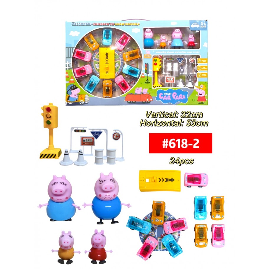 CARRITOS PEPPA PIG 24pcs #618-2