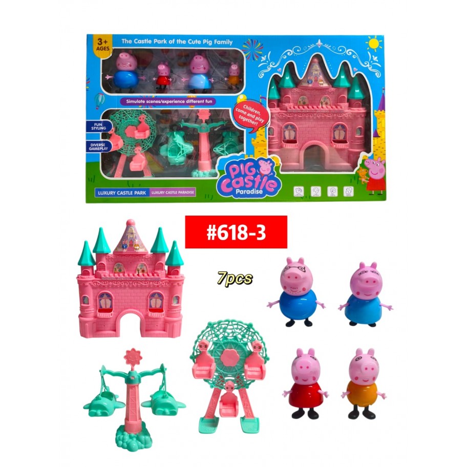 CARRITOS PEPPA PIG 7pcs #618-3