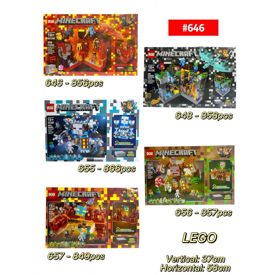 LEGO MINECRAFT 856-866pcs #646