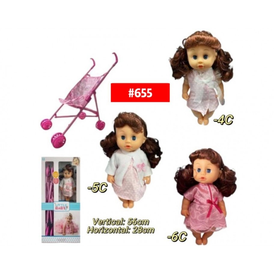 MUÑECA CON COCHE #655