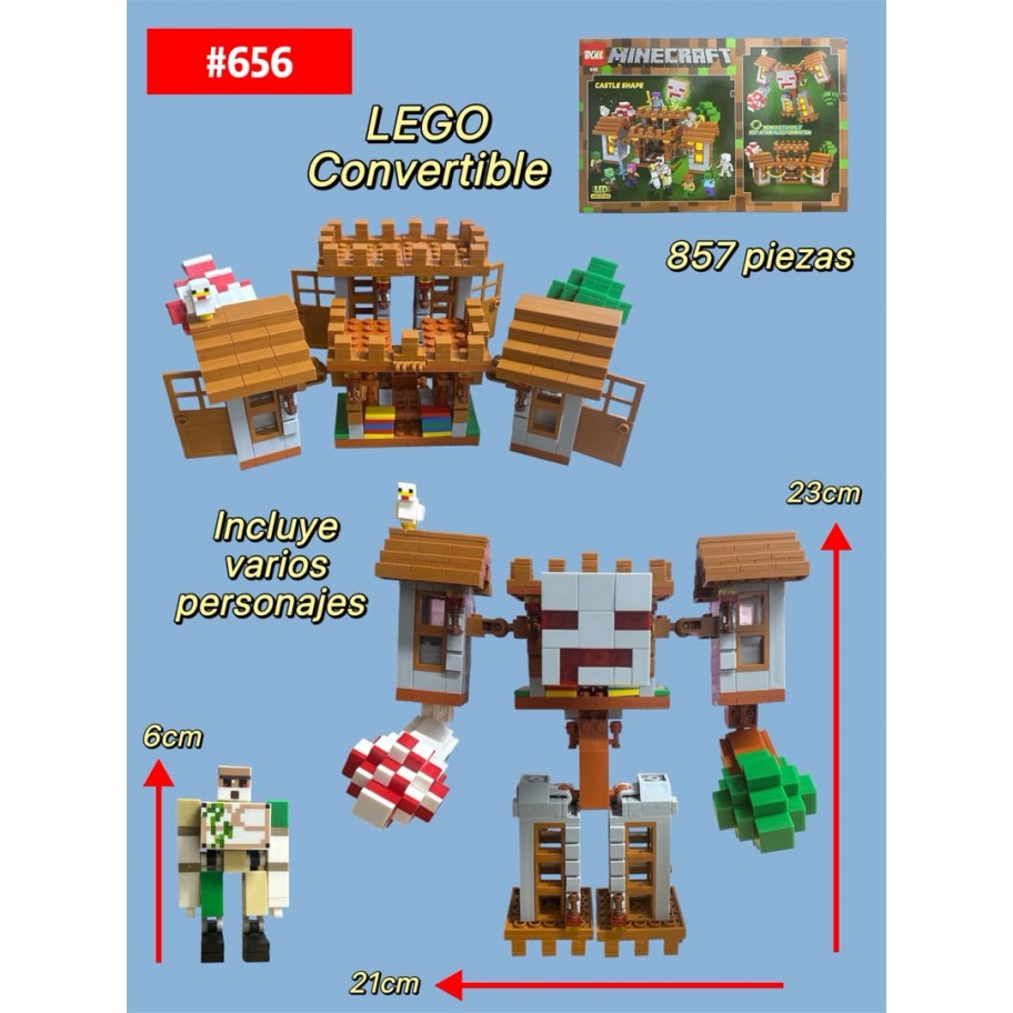 LEGO MINECRAFT 857pcs #656