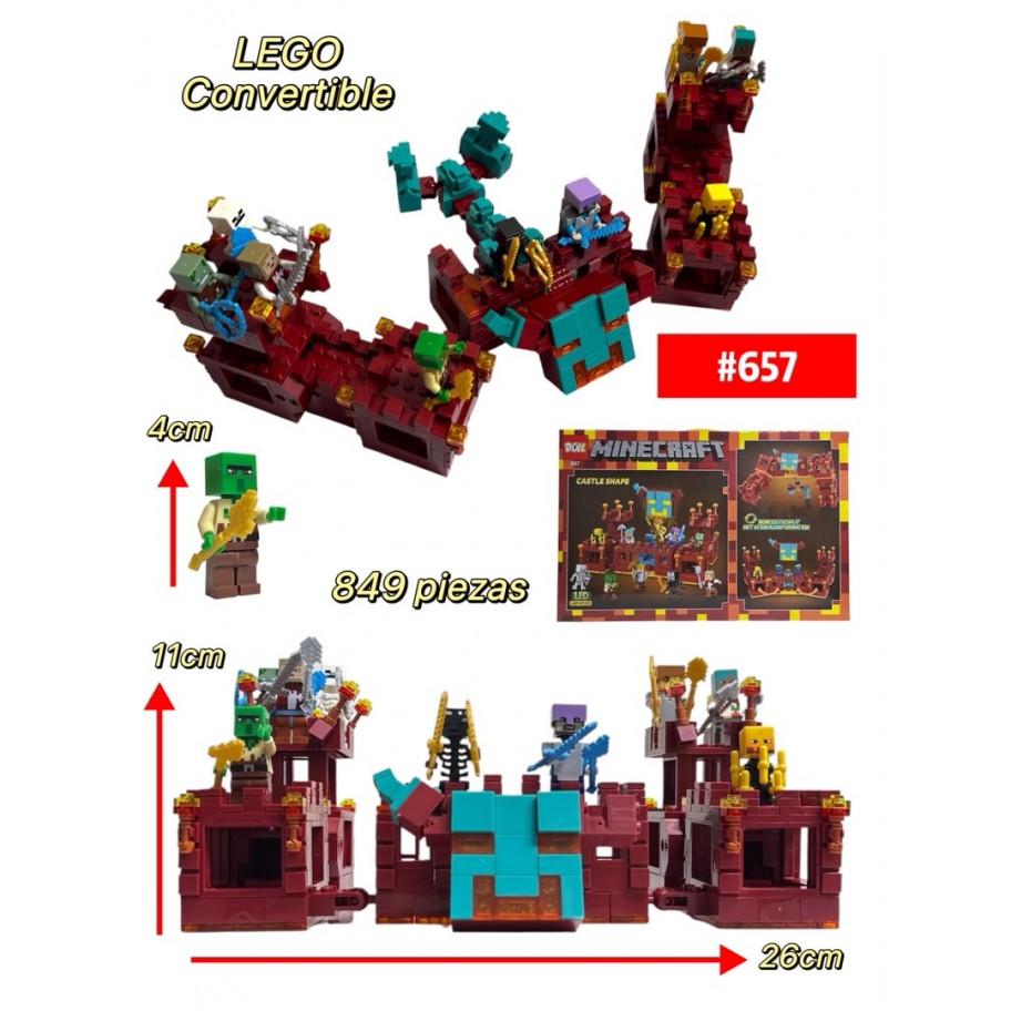 LEGO MINECRAFT 849pcs #657
