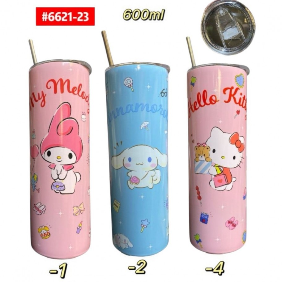 VASO TERMICO SANRIO 600ml #6621-23 P.U