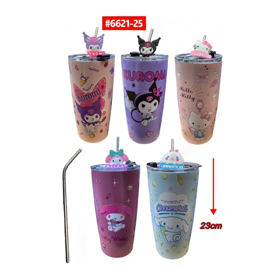 VASO TERMICO SANRIO 600ml #6621-25 P.U