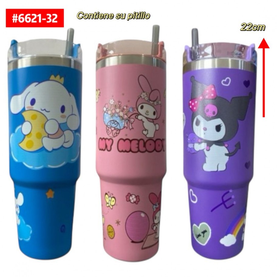 VASO TERMICO SANRIO 900ml #6621-32 P.U