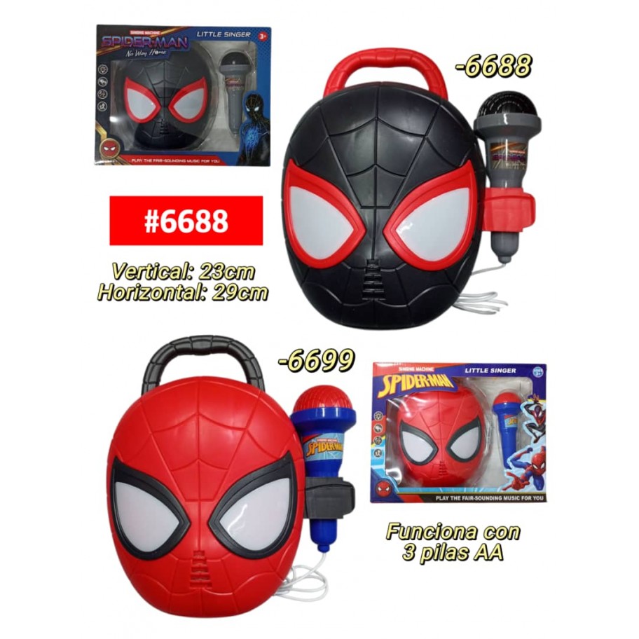 MICROFONO SIPIDERMAN #6688