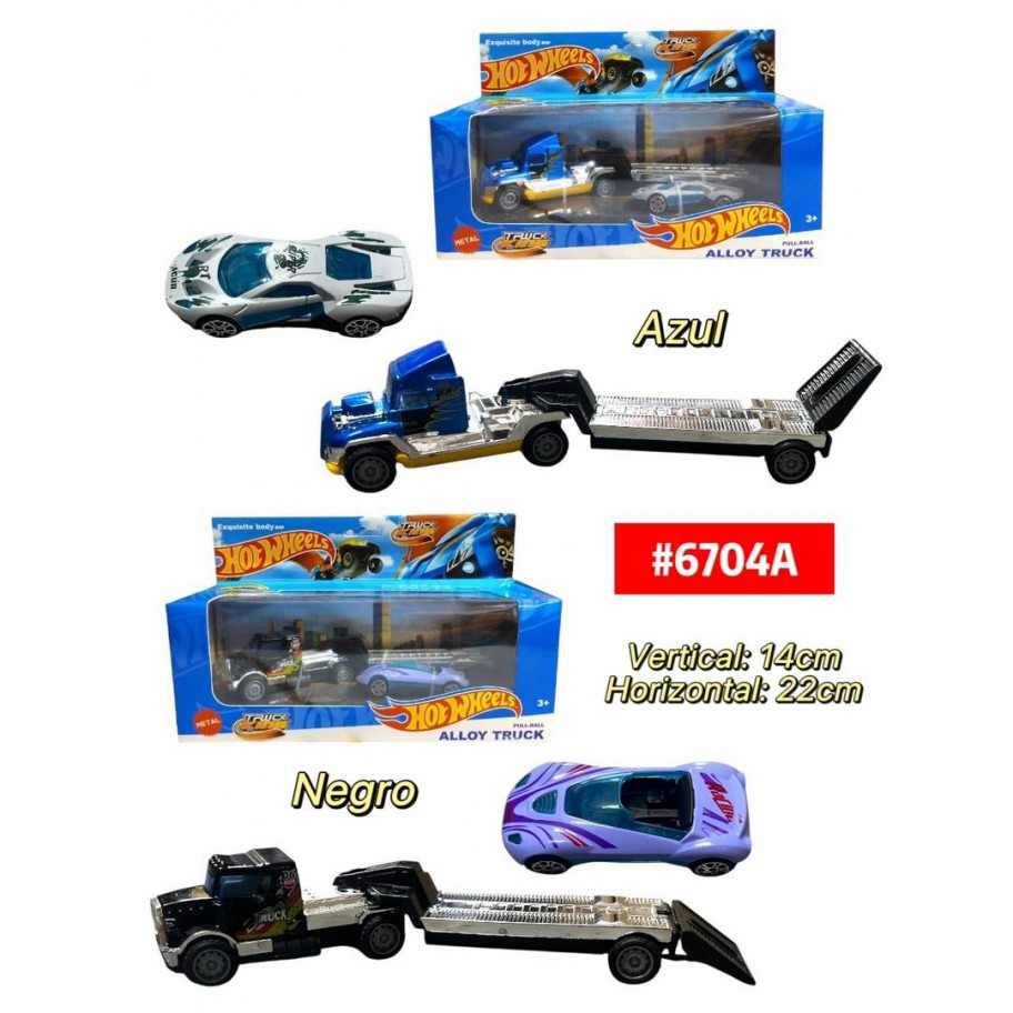 GANDOLA CON CARRITO HOT WHEELS #6704A