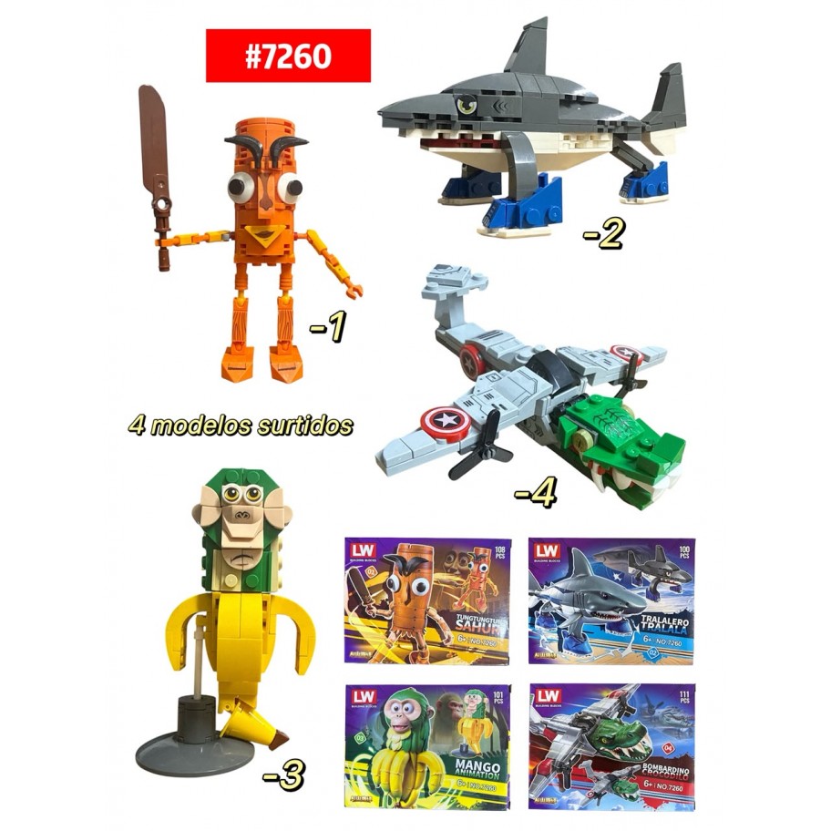 LEGO ITALIAN BRAINROT *4 #7260 PROMO