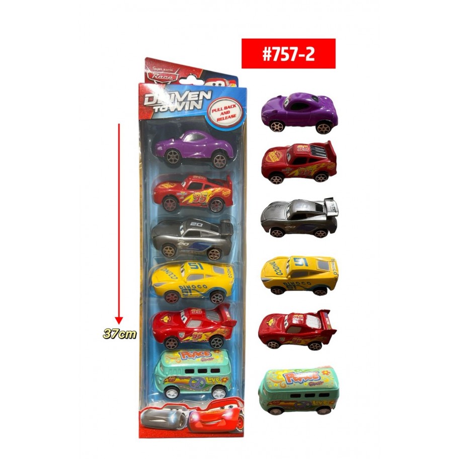 CARRITOS CARS 6pcs #757-2