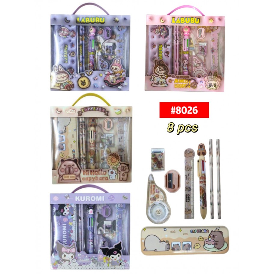 KIT ESCOLAR INFANTIL 8pcs #8026