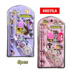 KIT ESCOLAR LABUBU 6pcs #8031LA