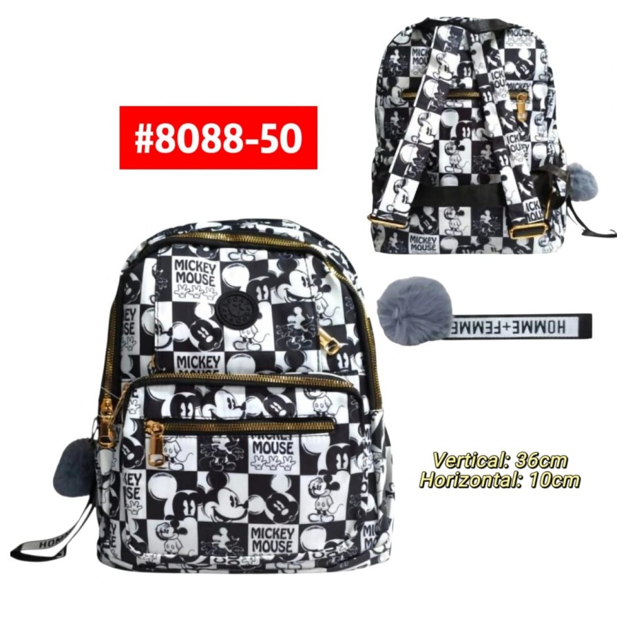 MORRAL CON POMPON MICKEY #8088-50 PROMO