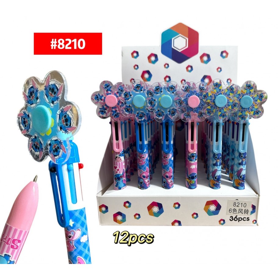 LAPICERO MULTICOLOR STITCH 12uds #8210