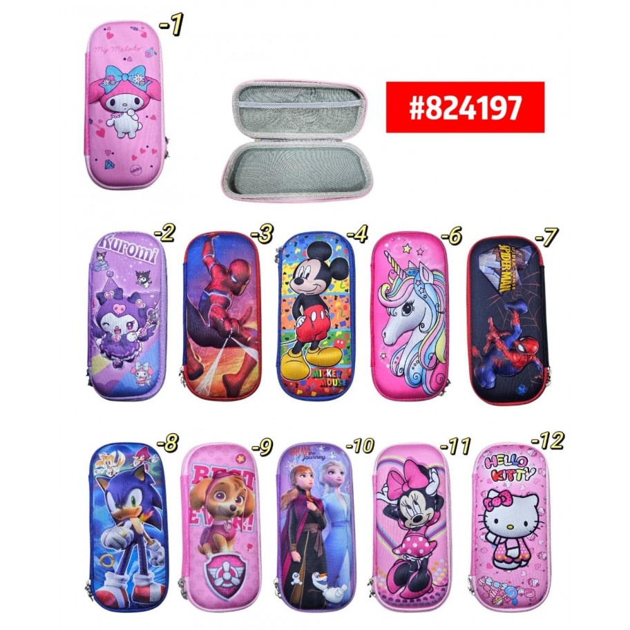 CARTUCHERA INFANTIL 3D #824197 P.U