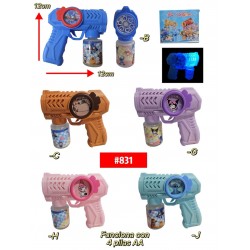 PISTOLA DE BURBUJAS INFANTIL #831