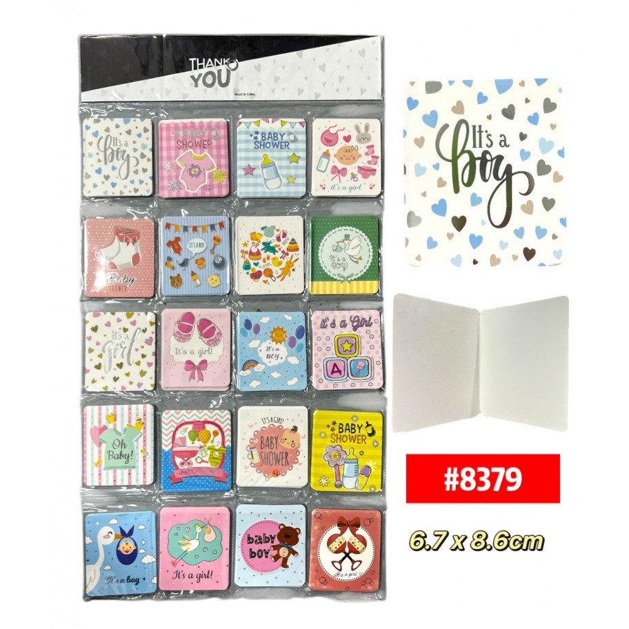 TARJETAS DE REGALO RECTANGULAR 120uds #8379