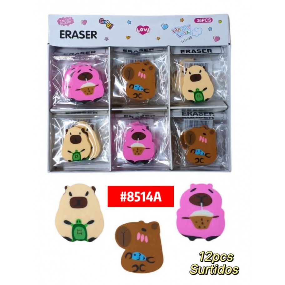 BORRADOR CAPYBARA *12uds #8514A