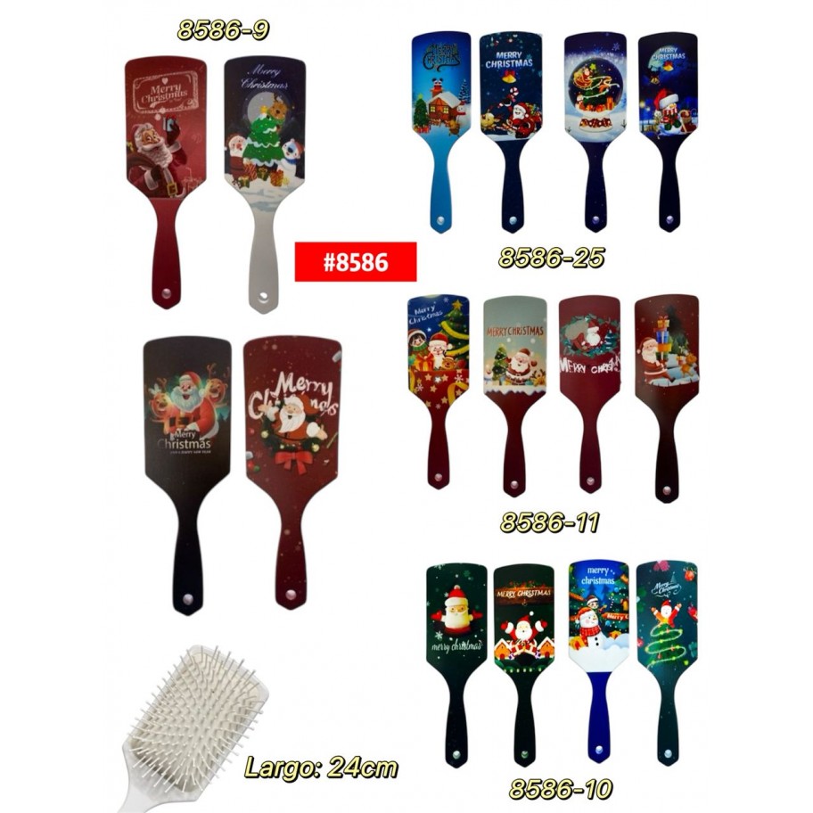 CEPILLO NAVIDAD RECTANGULAR #8586 P.U