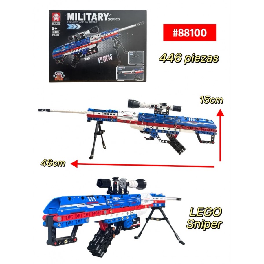 LEGO SNIPER MILITARY 446pcs #88100