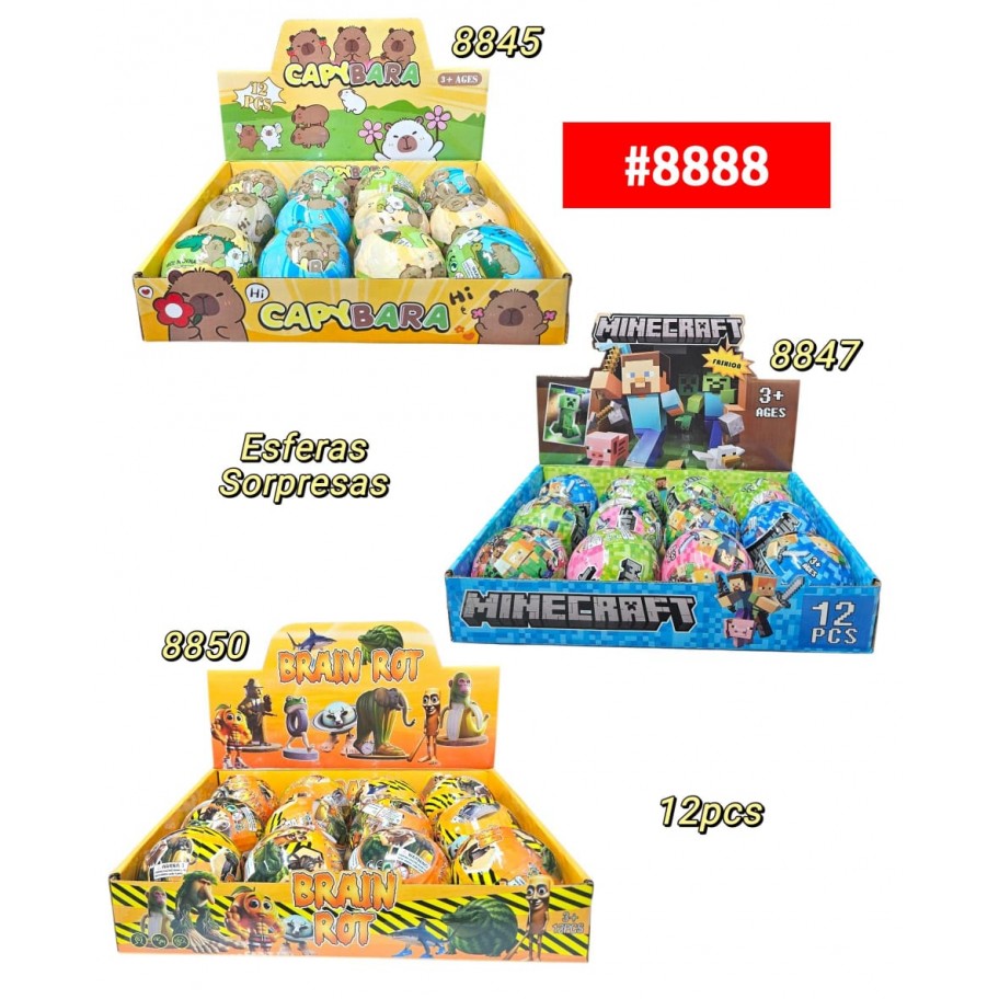 ESFERAS SORPRESA 12pcs #8888