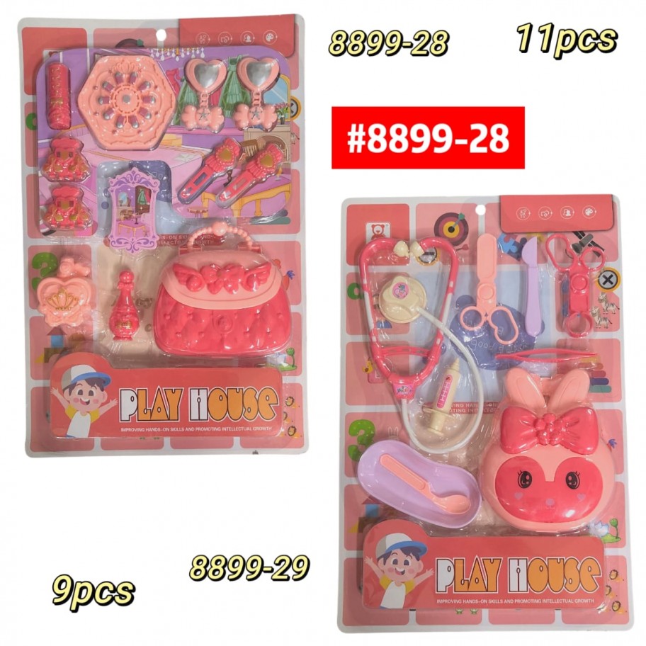 ESTUCHE DE BELLEZA PLAY HOUSE/DOCTORA  #8899-28 P.U