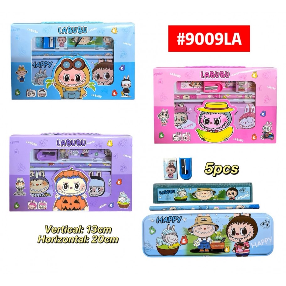KIT ESCOLAR LABUBU 5pcs #9009LA P.U