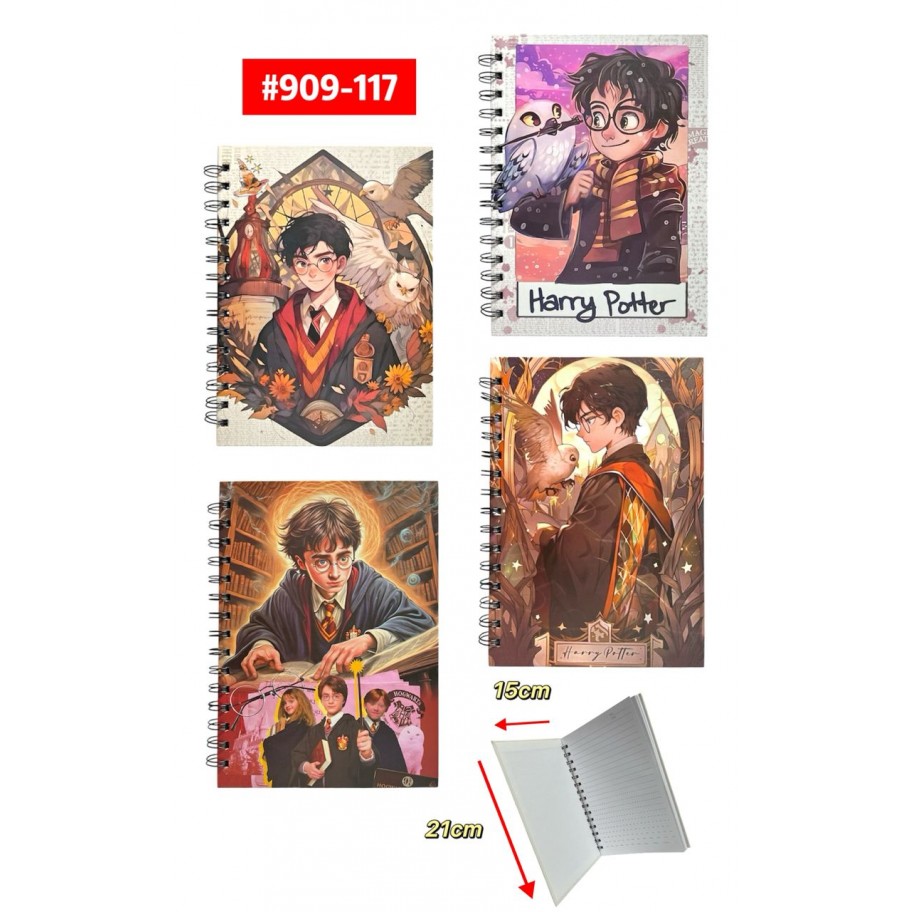 LIBRETA HARRY POTTER #909-117