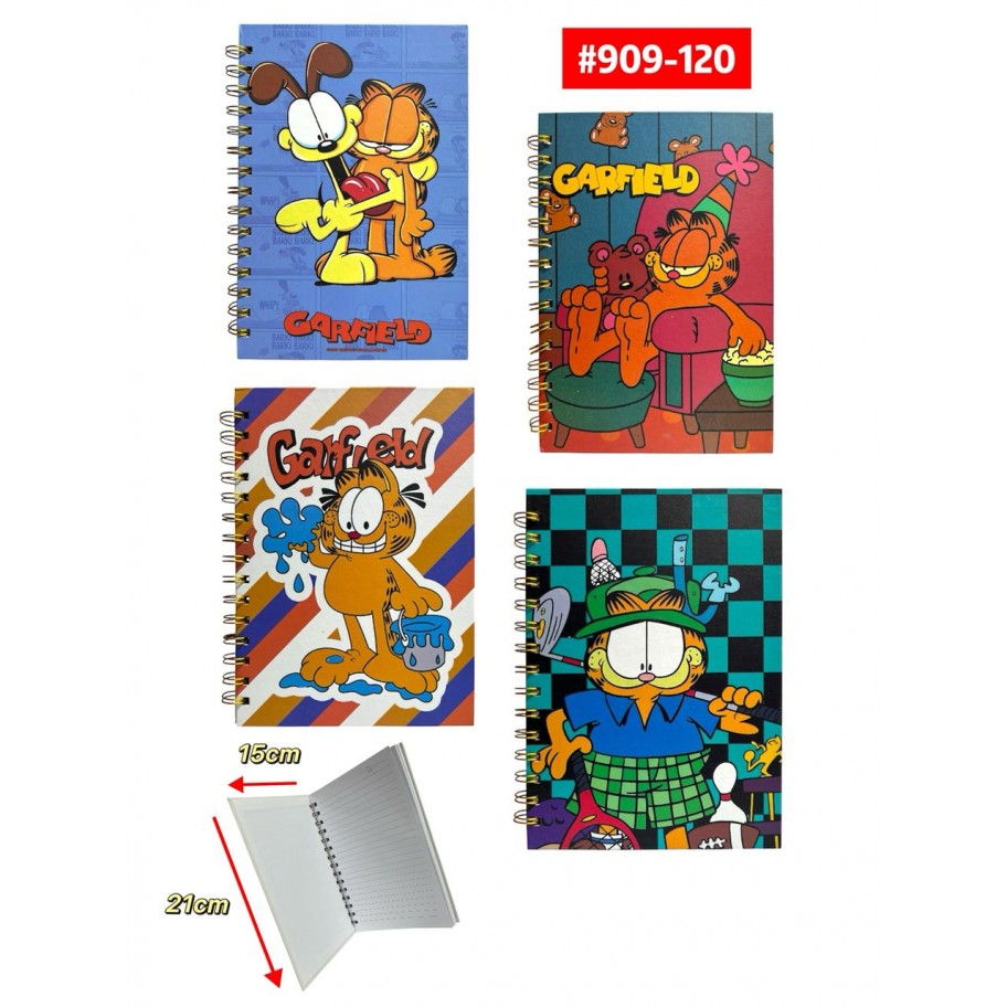 LIBRETA GARFIELD #909-120
