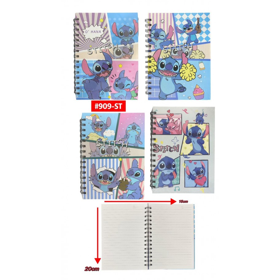 LIBRETA STITCH #909-ST